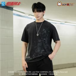 Moeyu Men T-Shirt KAMEN RIDER 55TH DOUBLE Cosplay t shirt Short Sleeve Women t-shirt Tops Oversize Anime Tee Summer Fashion