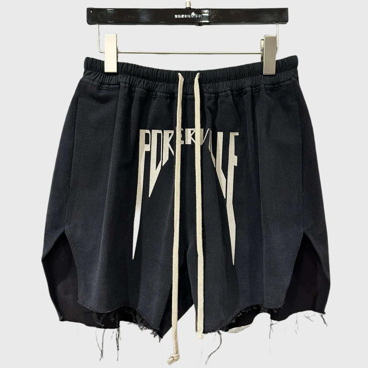 Owen Seak Men Casual Harem Short Cotton Gothic Style Men's Clothing Women Summer High Street Loose Black Short