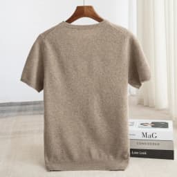 WinvyNee Man's Clothing O Neck Solid Fitted Slightly Stretchy Casual Half Sleeve Knitwear Wool Pullovers Autumn Winter M1103039