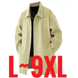 Big Size Men's Trench Coat Single Button Windbreaker Jacket Male Korean Popular Clothes Spring Demi-season Long Cardigan Outwear