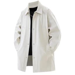 Big Size Men's Trench Coat Single Button Windbreaker Jacket Male Korean Popular Clothes Spring Demi-season Long Cardigan Outwear