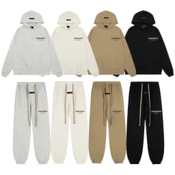 Fashion Double-Stripe Set Men's Drawstring Pants Luxury Design Long Silicone Letter Pants High Street Oversized Pants Hoodie Set