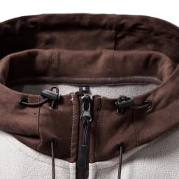 AIOPESON Men's Multi Pocket Hooded Fleece Jacket Full Zip Coat Suede Hood Zip Up Streetwear Autumn Winter Warm Outerwear