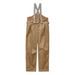 Maden Vintage Heavyweight Khaki Overalls Loose Fit Men's Jumpsuit with Wide Leg Adjustable Straps Workwear Pants for Spring Fall