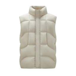 Semir Men Down Vest Water Repellent 90 Percent Down Fill Stand Collar Loose Fit Solid Color Urban Casual Style 2026 Winter