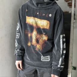 Saint Michael American Retro Old Men’s Clothing Loose Long-sleeved High Street Couple Undershirt T-shirt Spring and Autumn
