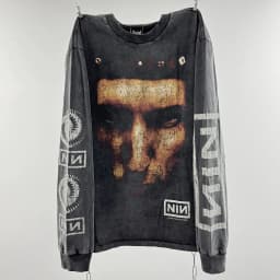 Saint Michael American Retro Old Men’s Clothing Loose Long-sleeved High Street Couple Undershirt T-shirt Spring and Autumn