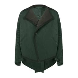 YUDX Miyake Pleated Autumn New Men's Trench Coat Original Designer Hip Hop Colored Vertical Stripe Short Jacket Top