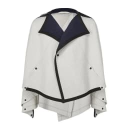 YUDX Miyake Pleated Autumn New Men's Trench Coat Original Designer Hip Hop Colored Vertical Stripe Short Jacket Top
