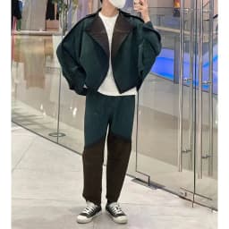 YUDX Miyake Pleated Autumn New Men's Trench Coat Original Designer Hip Hop Colored Vertical Stripe Short Jacket Top