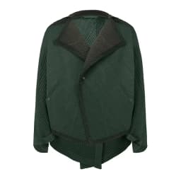 YUDX Miyake Pleated Autumn New Men's Trench Coat Original Designer Hip Hop Colored Vertical Stripe Short Jacket Top
