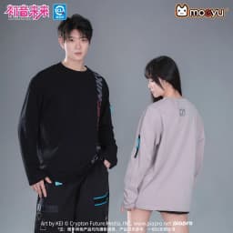 Moeyu Hatsune Miku T-Shirt Men Tee Women Full Sleeve T Shirt Anime Vocaloid Sweatshirt Outdoor Casual Student t-shirt Clothing