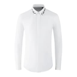 Luxury Brand Letter Printed Men's Shirt Slim Fit Long Sleeve Casual Business Dress Shirts Star Social Office Banquet Party Shirt
