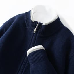 Men's 100% Merino Wool Warm Sweater Mock Collar Thickened Zippered Cardigan Autumn Winter New Cashmere Knitted Montage Tops