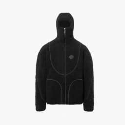 Custom LOGO2024 new men's fashion casual lamb wool hooded zipper jacket top motorcycle jacket
