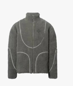 Custom LOGO2024 new men's fashion casual lamb wool hooded zipper jacket top motorcycle jacket