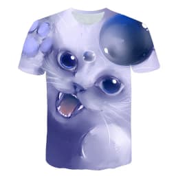 Cartoon Men's T-Shirt 3D Sunglasses Panda T Shirt For Men Funny Comfortable Neck Men's Clothing Large Size Tops Moda Tee