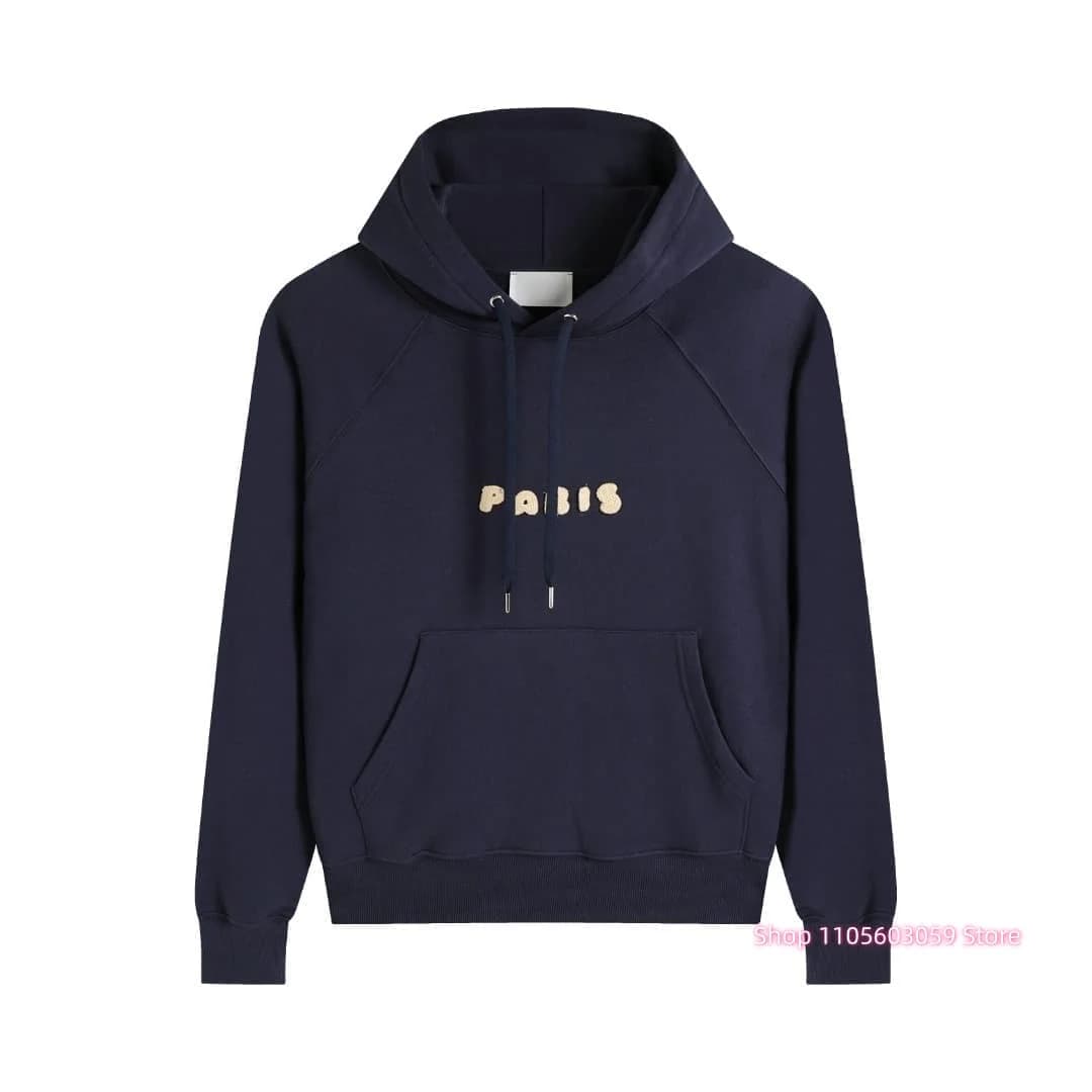 2026 New Men Hooded Sweatshirt Solid Color Drawstring Hoodie Long Sleeve Loose Pullover Casual Sport Daily Autumn Male Hoodies