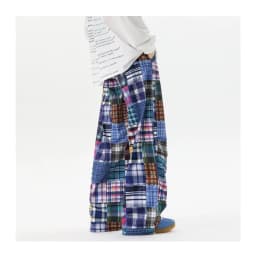 Spring Autumn Men's Hip Hop Patchwork Harem Pants High Street Loose Wide Leg Trousers Casual Drop Crotch Streetwear Pants Men
