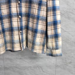Starry Sky Hot Diamond Logo Checkered Long-sleeved Shirts High Street Casual Men's Women's Shirt Streetwear
