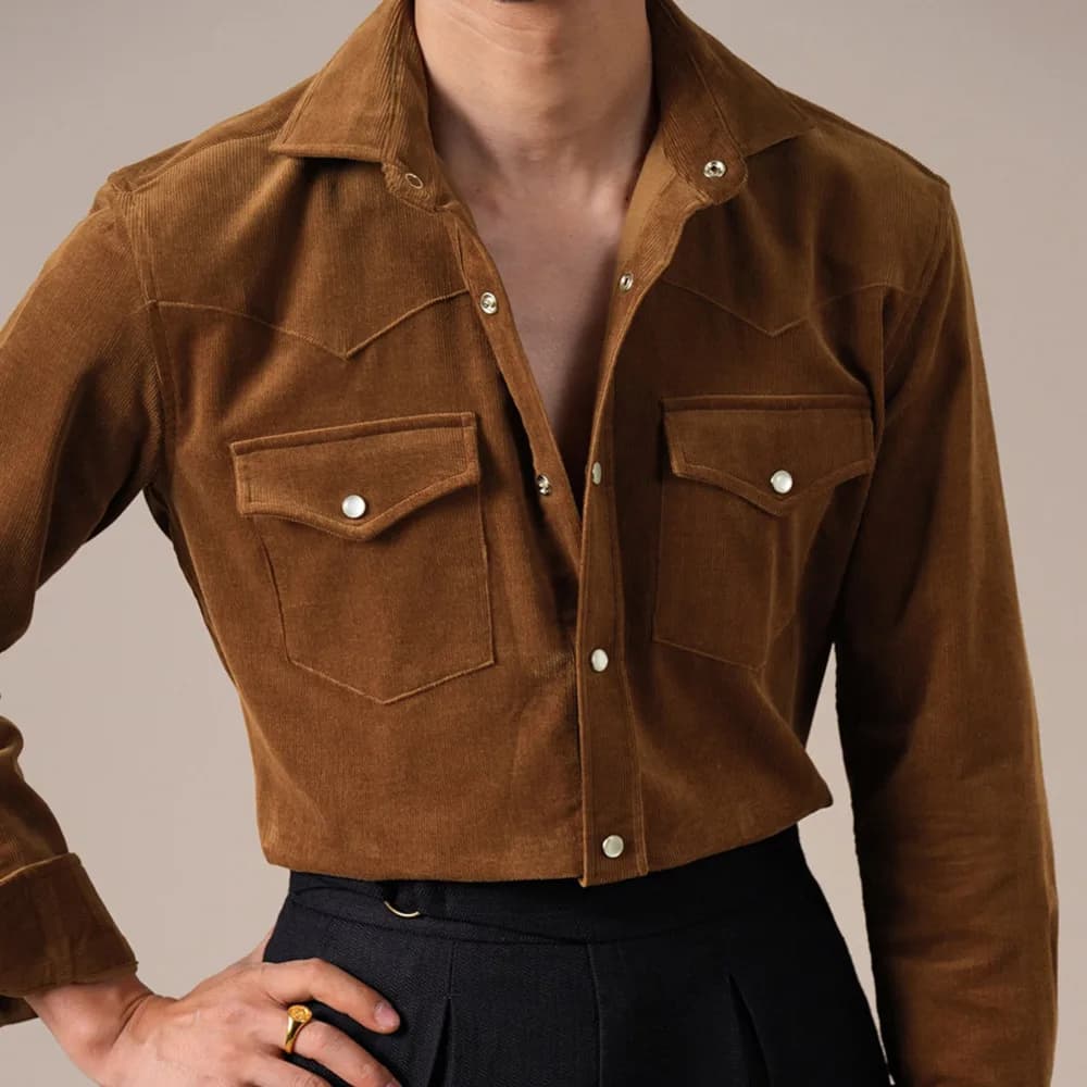 100% Cotton Blend Shirts Men Dress Long Sleeve Shirt Men Streetwear European Style Casual Business Formal Solid Color Men Shirt