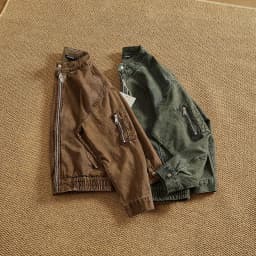Personalized stand-up collar snap-collar work jacket men's old washing classic versatile jacket top