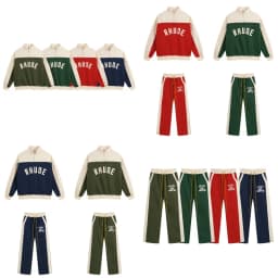 New Model Same Style Multi Color Rhude Sports Outfit High-quality Fleece Thick Comfortable Casual Suit Stock Now