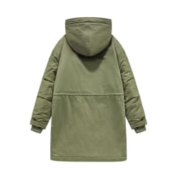 New American Retro M51 Mid-Length Windbreaker Parka with Hood Coat - Amish Cotton Long Coat for Men Fall/Winter