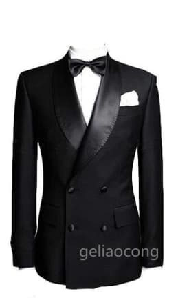 XS-6XL Wedding Men Suits Blazer Bridegroom Business Groom Wear Tuxedo Jacket Formal Party Double Breasted Peak Lapel One Coat