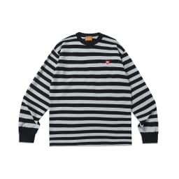 Human Made New Stripe L/S T-Shirt Cityboy Style Heavy Cotton Top Streetwear