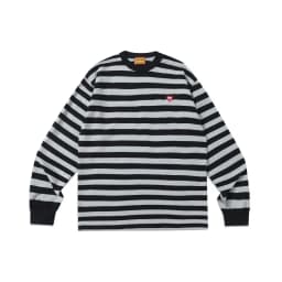Human Made New Stripe L/S T-Shirt Cityboy Style Heavy Cotton Top Streetwear