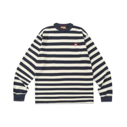 Human Made New Stripe L/S T-Shirt Cityboy Style Heavy Cotton Top Streetwear