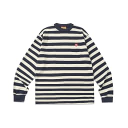 Human Made New Stripe L/S T-Shirt Cityboy Style Heavy Cotton Top Streetwear