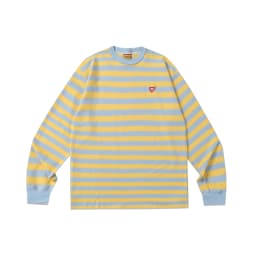 Human Made New Stripe L/S T-Shirt Cityboy Style Heavy Cotton Top Streetwear