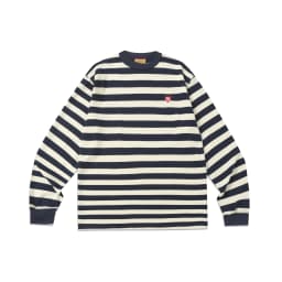 Human Made New Stripe L/S T-Shirt Cityboy Style Heavy Cotton Top Streetwear
