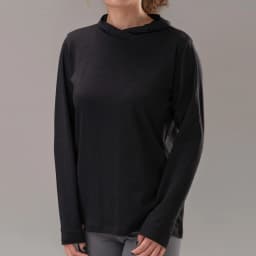 ZEALWOOD 17.5μm Merino Wool Hoodie Shirt Men's Women’s Lightweight Breathable Comfortable Base Layer Anti-Odor Wicking Quick Dry