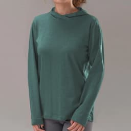 ZEALWOOD 17.5μm Merino Wool Hoodie Shirt Men's Women’s Lightweight Breathable Comfortable Base Layer Anti-Odor Wicking Quick Dry