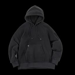 Maden 2024 Autumn Winter Casual Heavyweight Hoodie Men's Black Versatile Thickened Fleece Pullover Loose Warm Hooded Sweatshirt