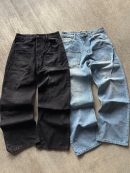 Jeans Embroidered Jeans Vintage Low Waist Wide Leg Trousers Harajuku Mens Womes Baggy Jeans Y2K Clothes