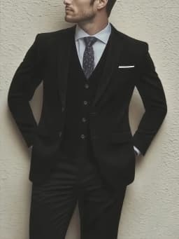 Men's 3pcs Suit Set, Jacket + Vest + Pants, Fashionable High-Quality, Suitable for Weddings, Parties and Formal Occasions