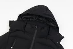 Streetwear Solid Color Pockets Zipper Hooded Long Padded Jacket for Men and Women Thick Winter Windbreaker Coat Oversized