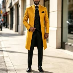 Long Floral Pattern Wedding Suits Men 3‑Pieces Single Breasted Groom Tuxedo with Stand Collar Jacket Vest Pants Evening Outfit
