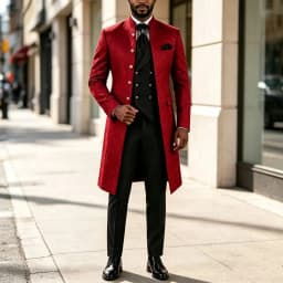 Long Floral Pattern Wedding Suits Men 3‑Pieces Single Breasted Groom Tuxedo with Stand Collar Jacket Vest Pants Evening Outfit