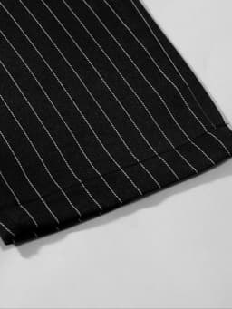 2-Piece Men's Light Business Style Single-Breasted Striped Suit Set Non Stretch Blazer And Pants Ensemble For Formal Occasio