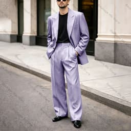 Chic Men's Black Suit Oversized Peak Lapel Double Breasted Outfit Casual Formal Business Wedding Party Prom Tuxedo 2 Piece