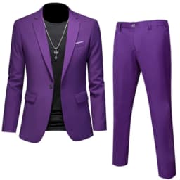 Plus Size 6XL 5XL Men's Suit Coat+2 Piece Pants/Business Fashion Office Dress/Slim Fit High Quality Groom Wedding Dress Suit Set