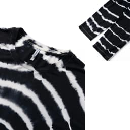 Men's Black & White Tie-Dye Merino Wool Long Sleeve T-Shirt – Soft & Stretchy Outdoor Base Hiking & Running