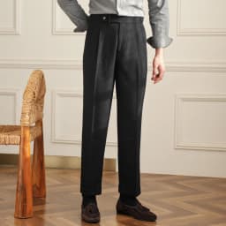 Men's Commuter All-match Naples High Waist Micro Straight Casual Pants Retro Autumn Business Pants