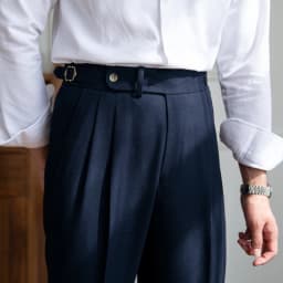 Men's Commuter All-match Naples High Waist Micro Straight Casual Pants Retro Autumn Business Pants
