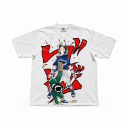 Men Washed Anime Naruto Print T Shirt Hip Hop Streetwear T-Shirt Harajuku Cotton Short Sleeve Casual Tshirt Summer Tops Tees